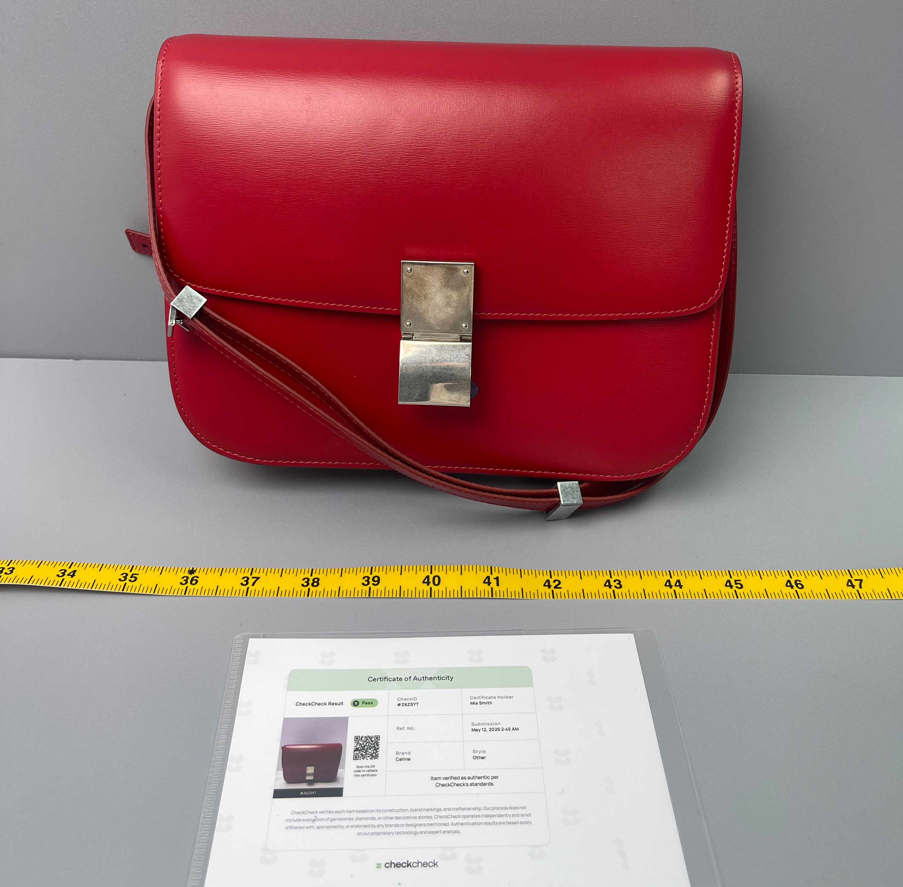 Pre-Owned Celine Classic Box  Flap Bag  15391896