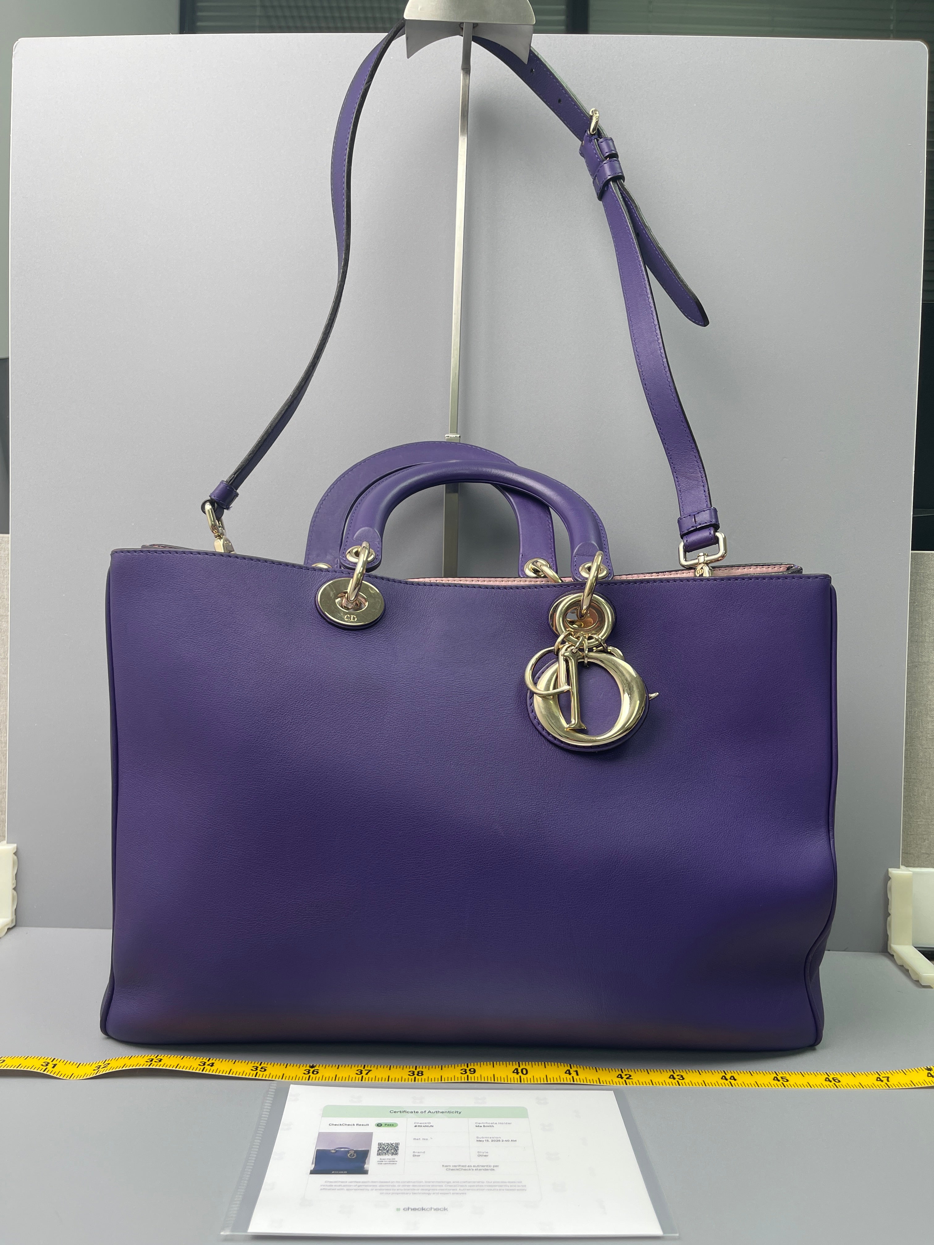 Pre-Owned Christian Dior Diorissimo Large Tote Bag 45644378