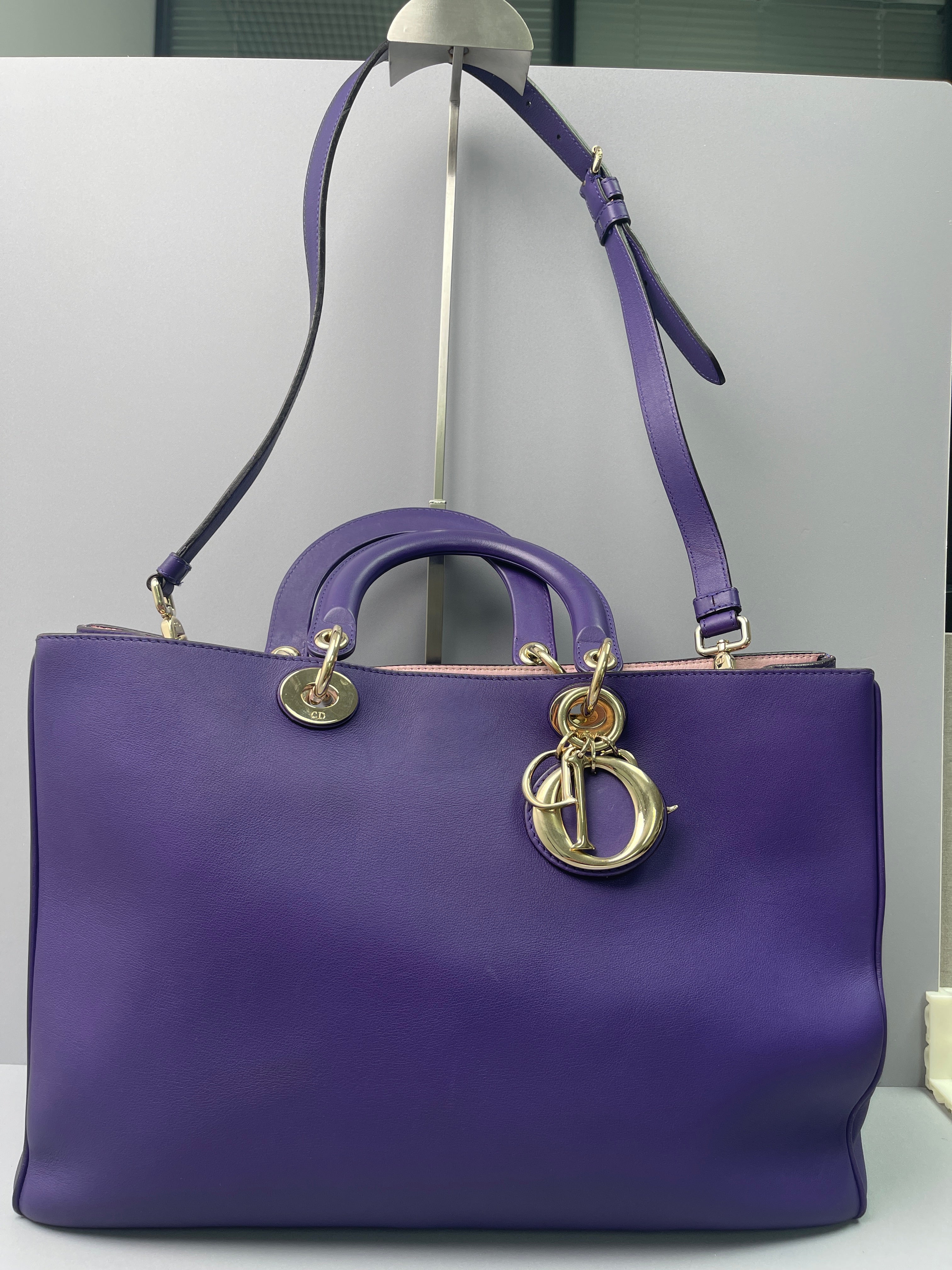 Pre-Owned Christian Dior Diorissimo Large Tote Bag 45644378