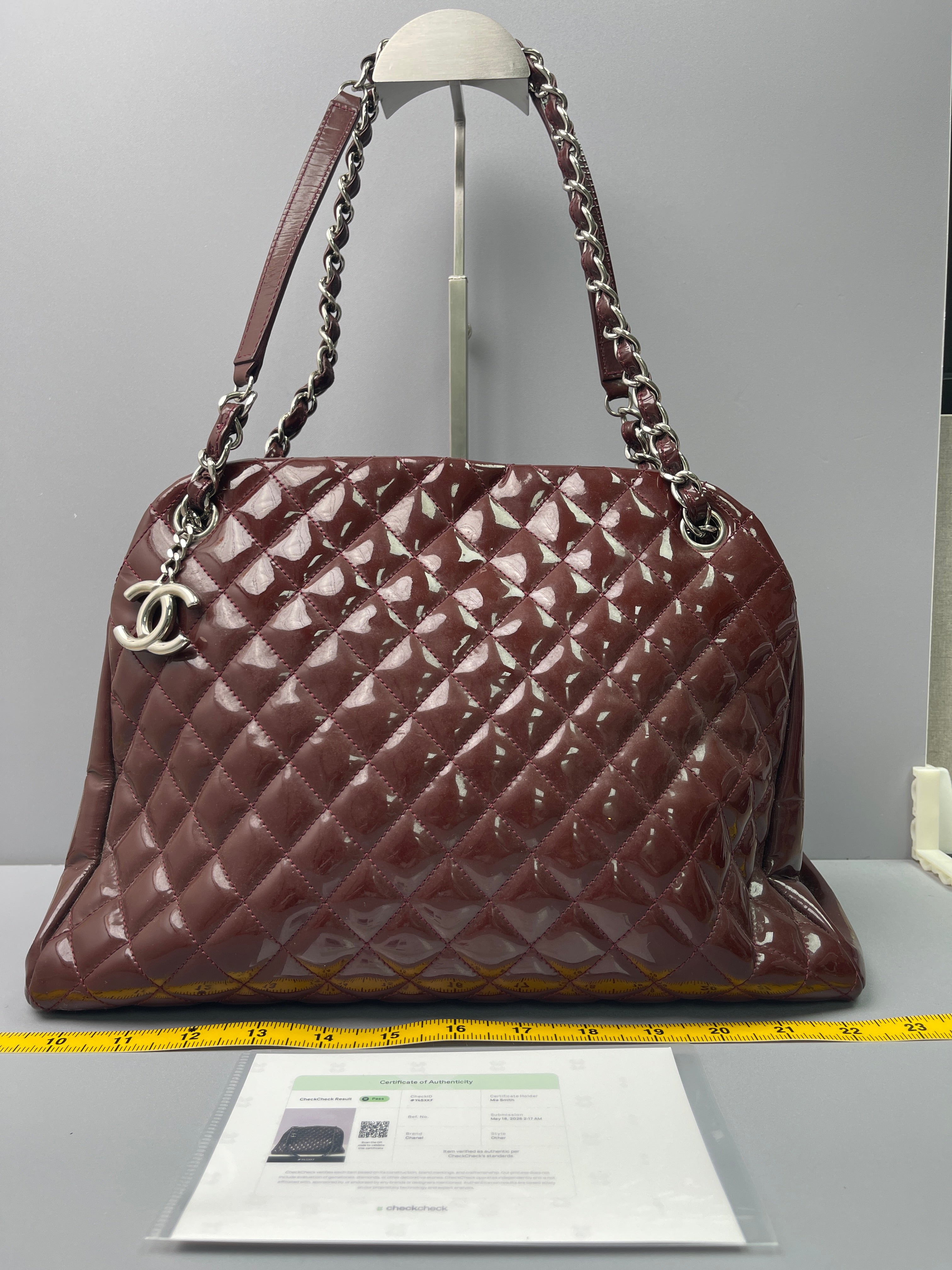 Pre-Owned Chanel Just Mademoiselle Large Bowling Bag55003325