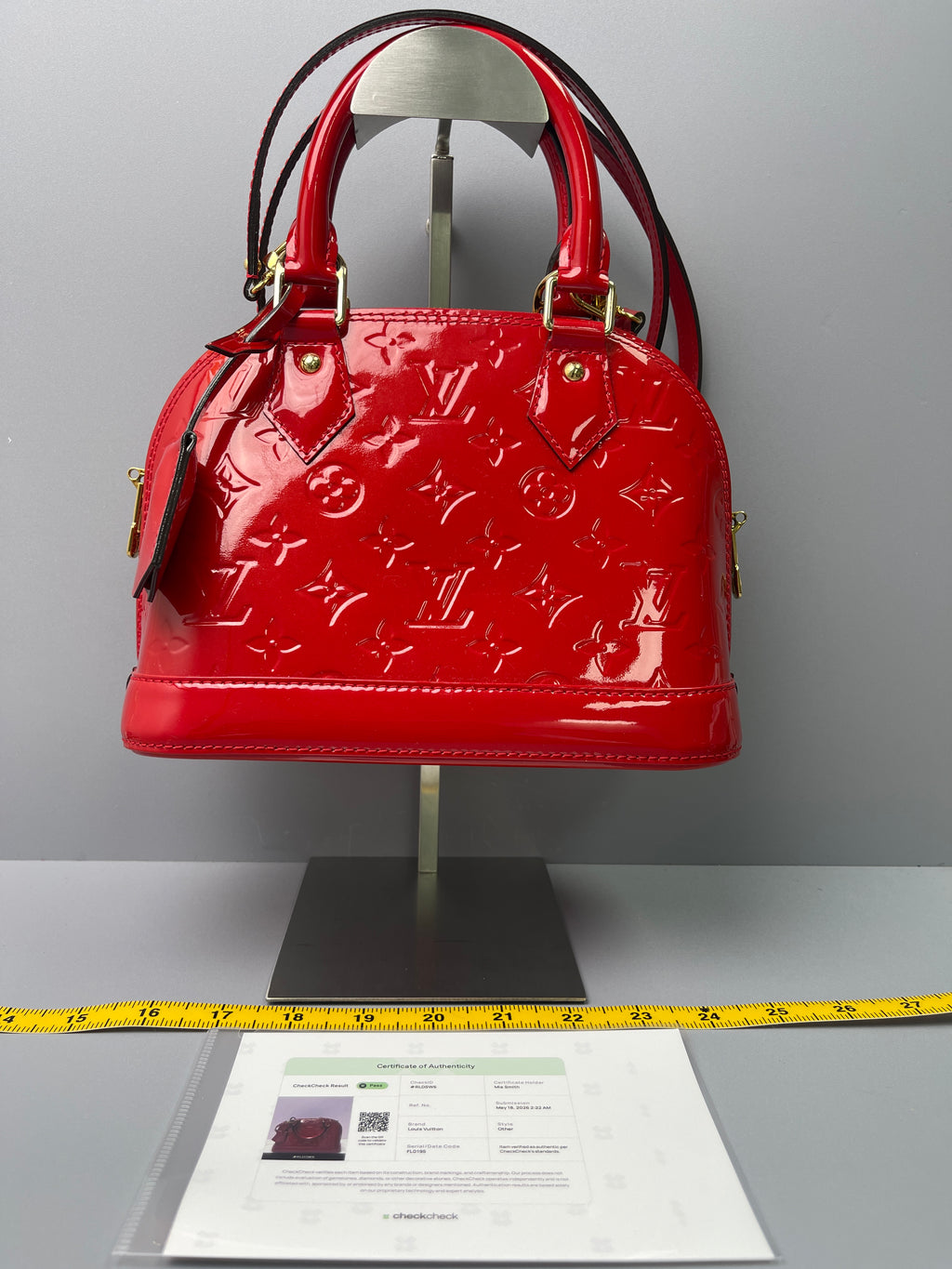 Pre-Owned Louis Vuitton Alma BB Satchel Handbag 28918041