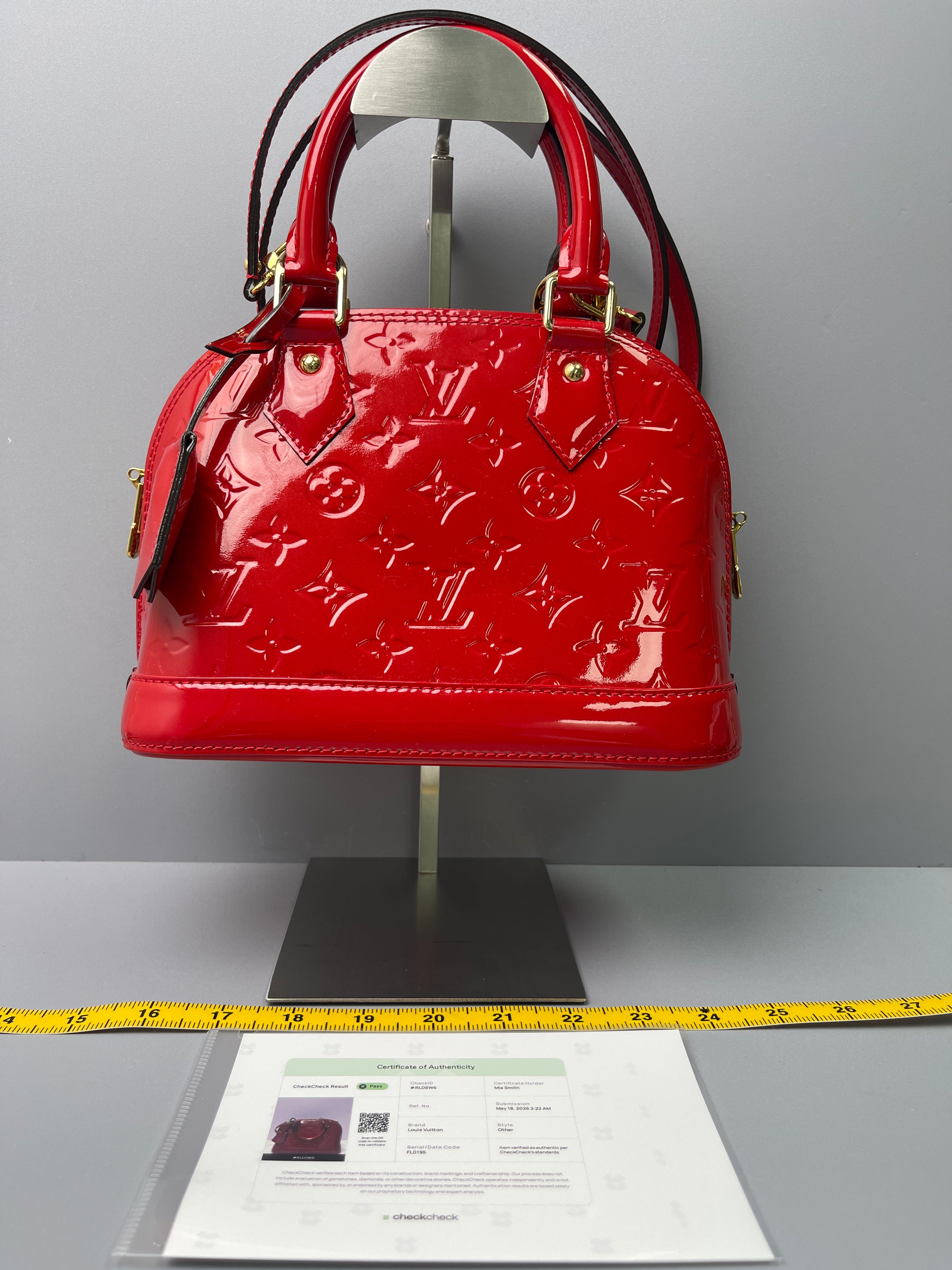 Pre-Owned Louis Vuitton Alma BB Satchel Handbag 28918041