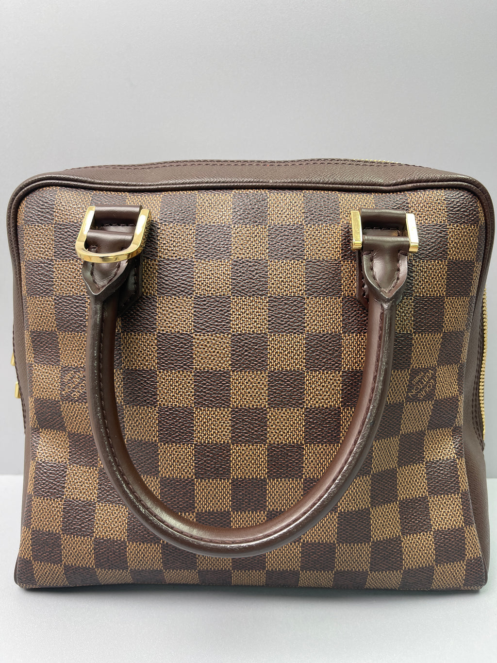 Pre-Owned Louis Vuitton Brera Damier Ebene Canvas Brown Satchel Handbag  47406829