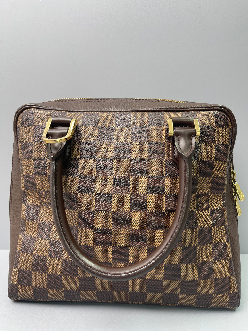 Pre-Owned Louis Vuitton Brera Damier Ebene Canvas Brown Satchel Handbag  47406829