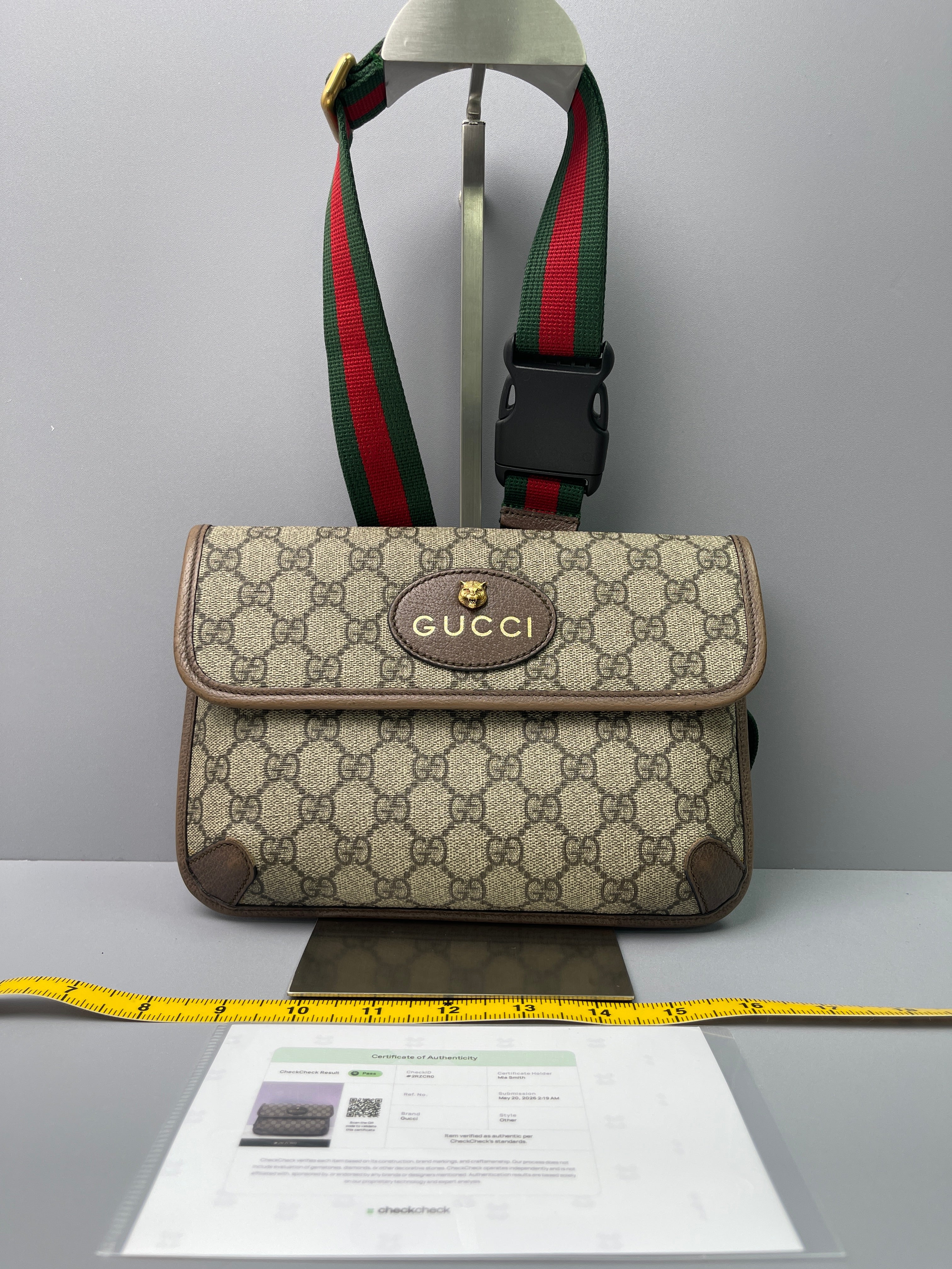 Pre-Owned Gucci Neo Vintage GG Supreme Monogram Belt Bag