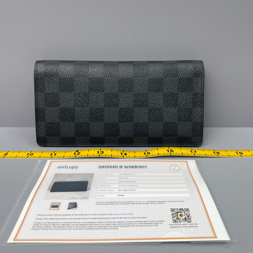 Pre-Owned Louis Vuitton Brazza Long Wallet 76315745