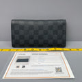 Pre-Owned Louis Vuitton Brazza Long Wallet 76315745