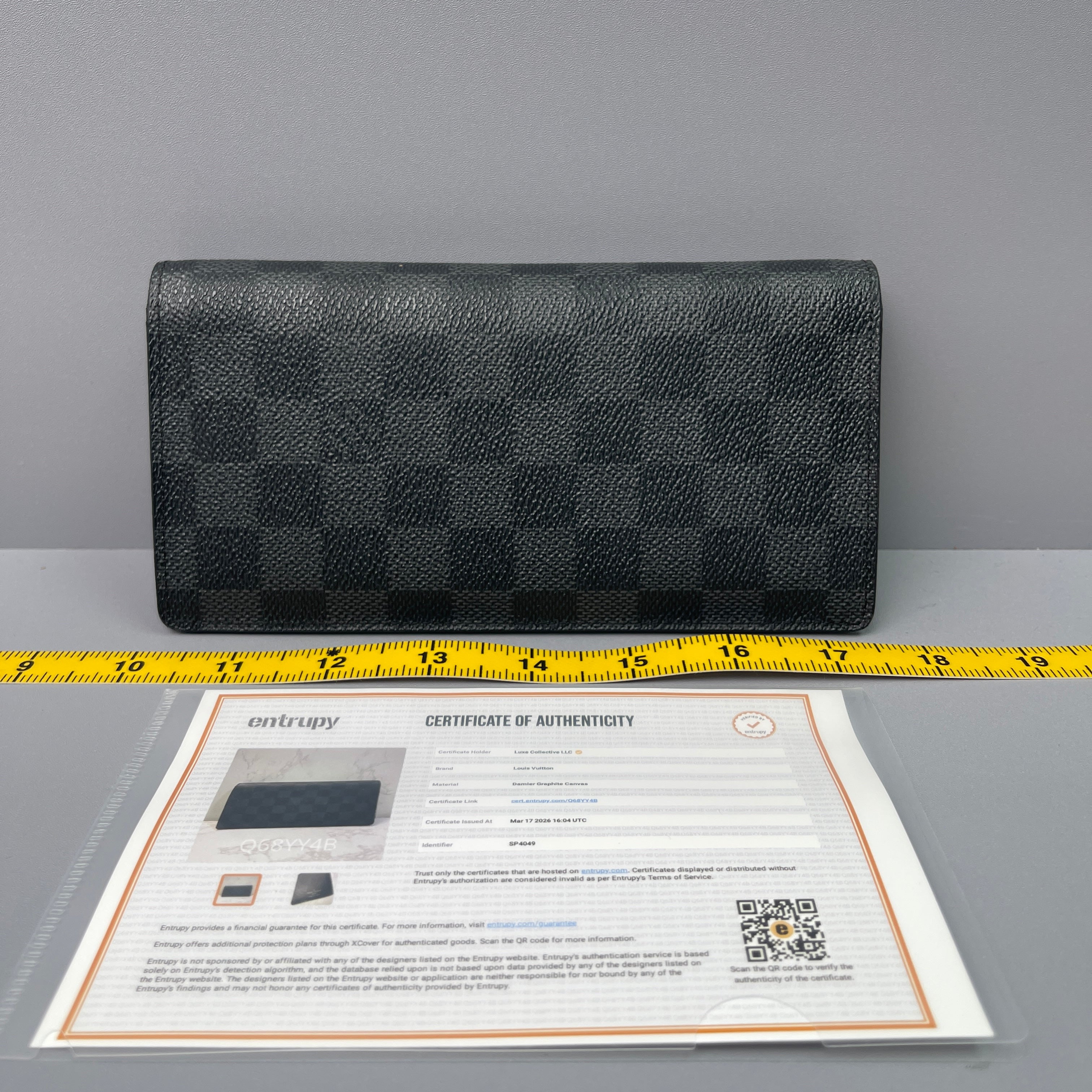 Pre-Owned Louis Vuitton Brazza Long Wallet 76315745
